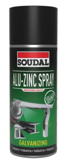 PINTURA SPRAY ALUZINC 400ML. SOUDAL