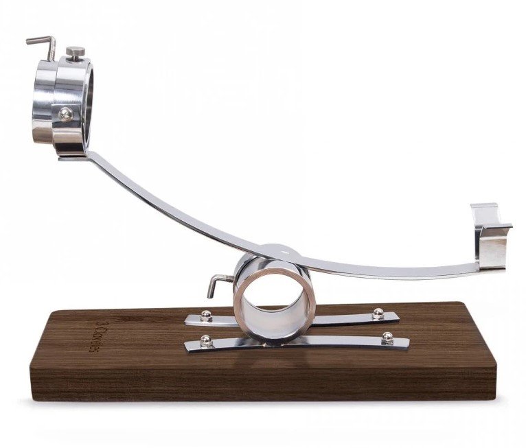 JAMONERO 3 CLAVELES A/INOX. CABEZAL BASCULANTE