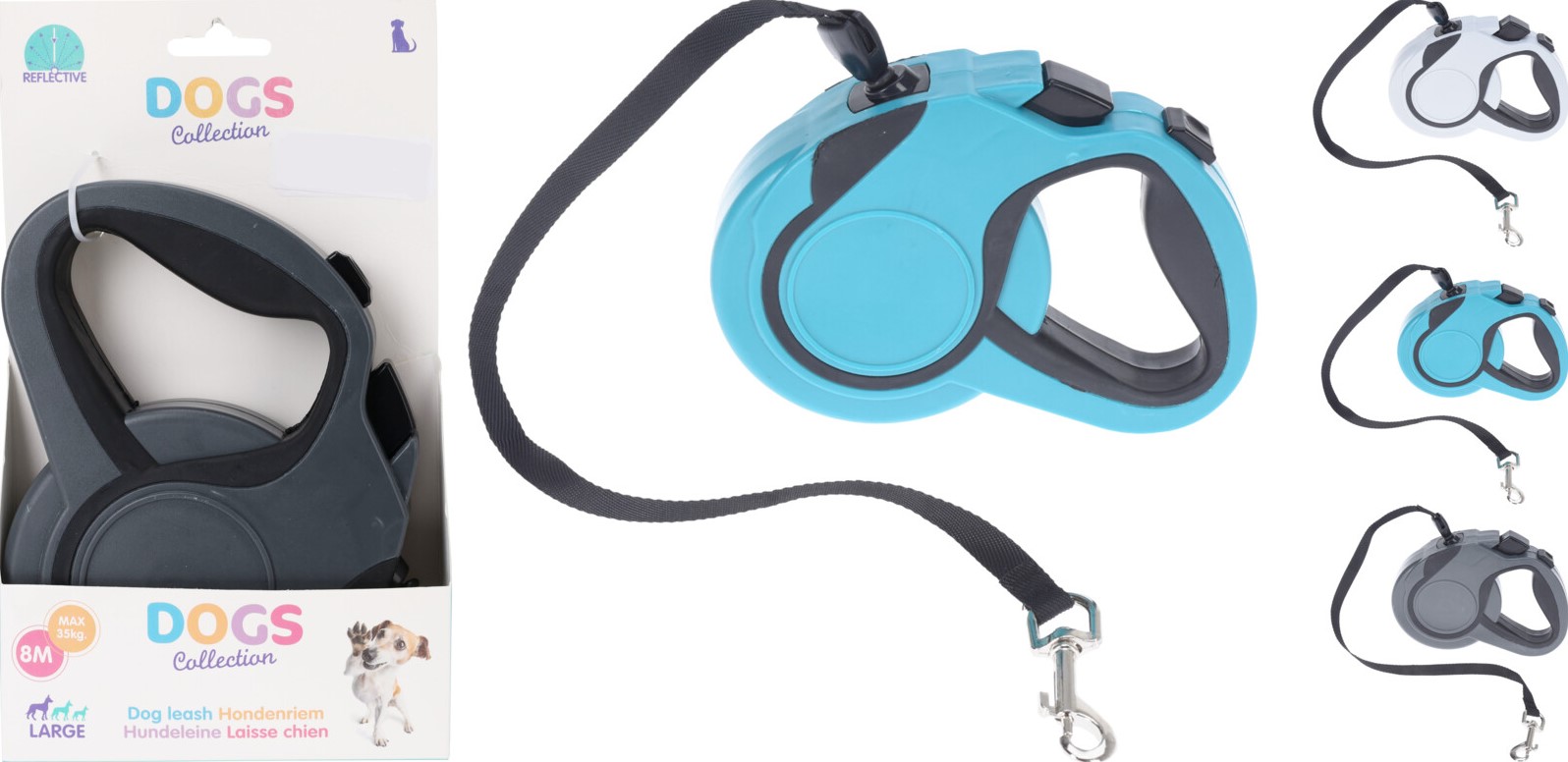 CORREA PERRO AUTOM. 35KGS. DOGS COLLECTION