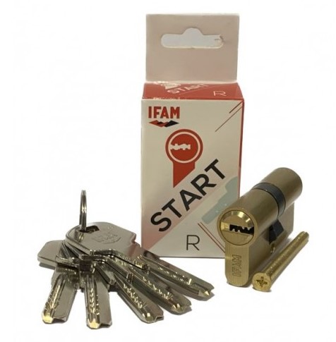 CILINDRO IFAM STARTR SEGURIDAD LATON 70MM. 30X40 LEVA CORTA