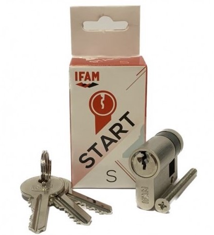CILINDRO IFAM STARTR SEGURIDAD NIQUEL 60MM. 30X30 LEVA LARGA