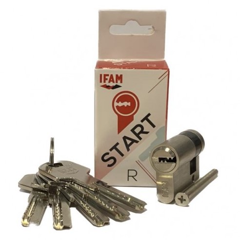 CILINDRO IFAM STARTR SEGURIDAD NIQUEL 70MM. 35X35 LEVA CORTA