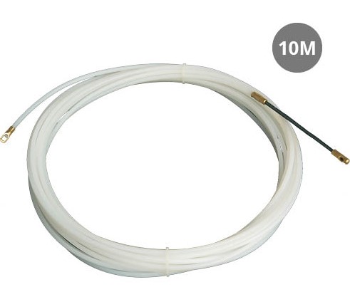 GUIA PASACABLES GSC NYLON 4MM. 10MTS. BLANCO