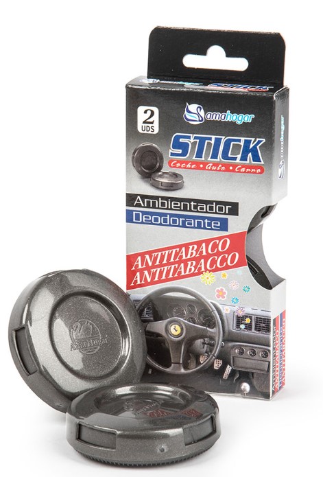 AMBIENTADOR AMAHOGAR STICK COCHE ANTITABACO (2 UDS.)