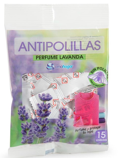 ANTIPOLILLA AMAHOGAR FLOR DE LAVANDA (15 COMP.)