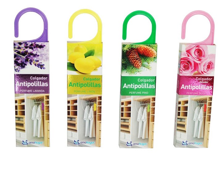 ANTIPOLILLA AMAHOGAR COLGADOR SURTIDO CAJA 24 UDS.
