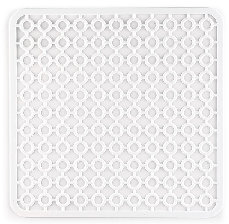 SALVAPLATOS PLASTICFORTE KENYA BLANCO CUAD. 30X30 CMS.