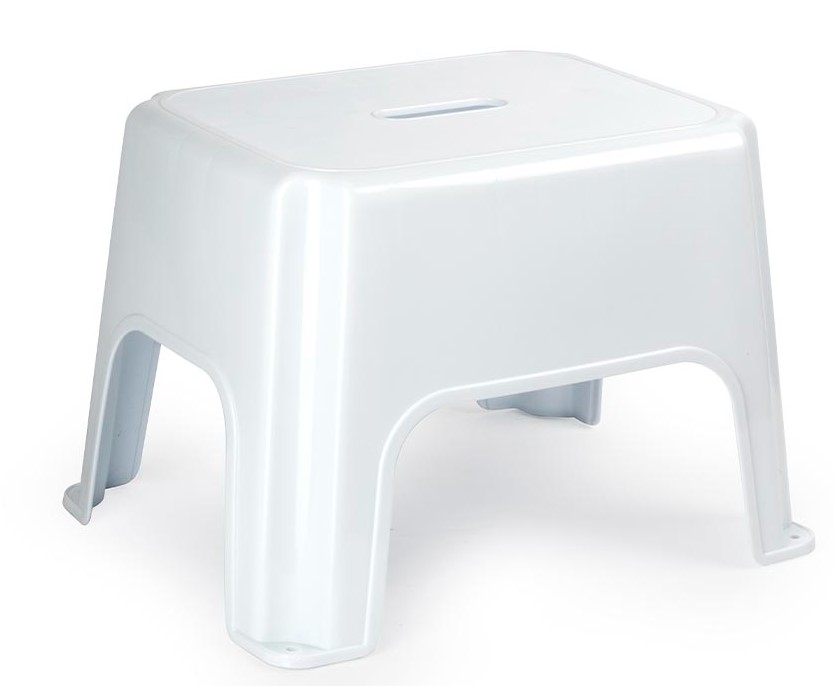 TABURETE PLASTICFORTE POCKET BLANCO