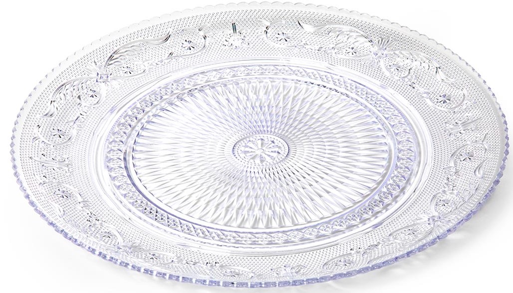 PLATO REDONDO PLASTICFORTE MOD.CRYSTAL 25 CMS.