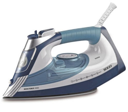 PLANCHA VAPOR ELECTRICA SOGO 3000W.