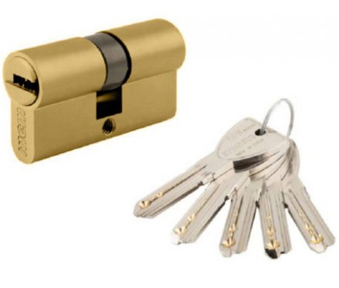 CILINDRO MCM LATON SEGURIDAD 70MM. 35X35 L/L LL/IGUALES