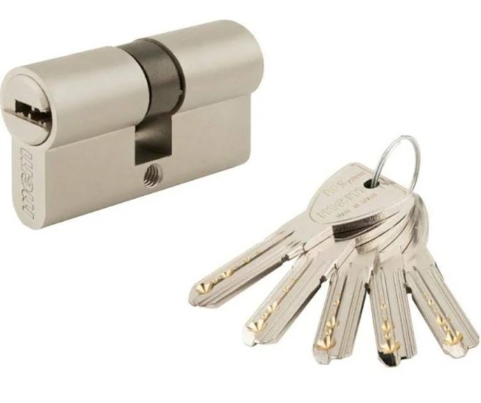 CILINDRO MCM NIQUEL SEGURIDAD 70MM. 35X35 LEVA LARGA