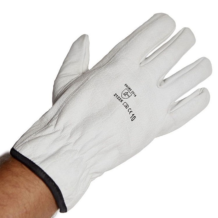 GUANTES GUMHA PIEL GRIS T11 (12U)