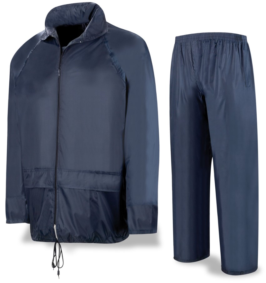 IMPERMEABLE CHAQUETAPANTALON POLIESTERPVC AZUL TXXL