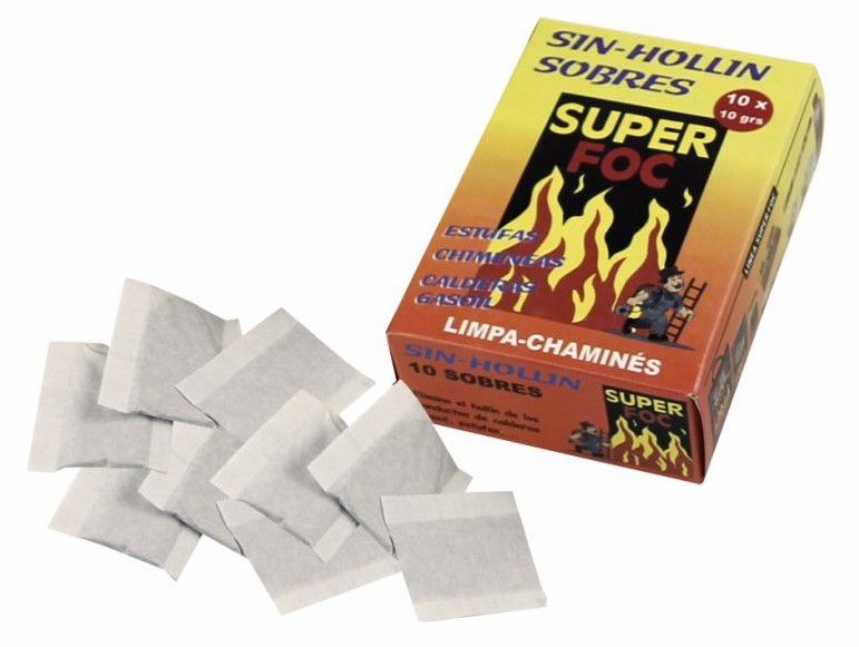 DESHOLLINADOR SUPER FOC (10 SOBRES DE 10 GRS.)