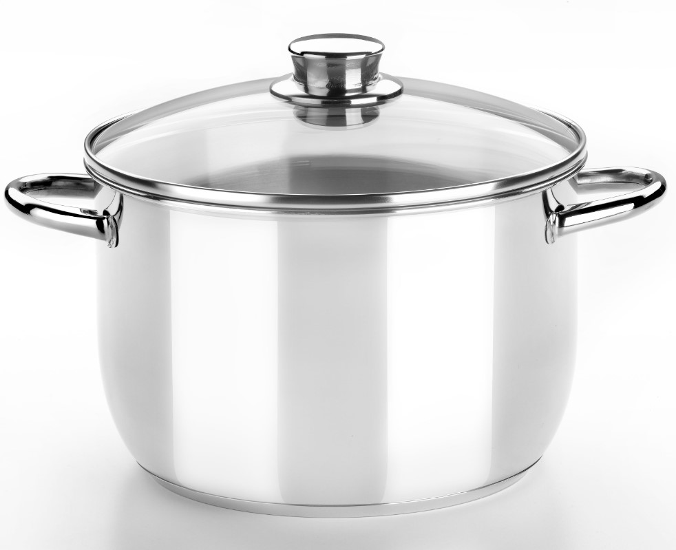 OLLA INOXIDABLE MONIX OPTIMA TAPA CRISTAL 16 CMS.