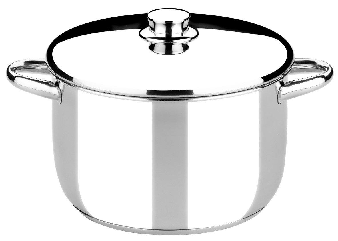OLLA INOXIDABLE MONIX OPTIMA TAPA CRISTAL 26 CMS.(8 LTRS).