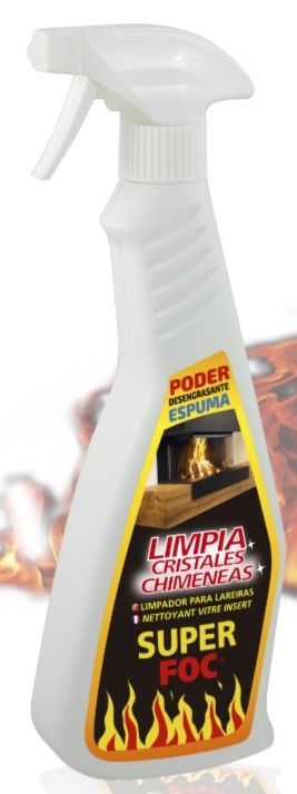 LIMPIACRISTALES SUPER FOC ESTUFA PISTOLA 500ML.
