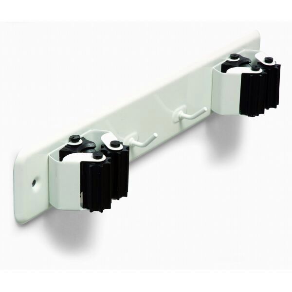 COLGADOR 2 ESCOBAS BRINOX B70650D LACADO/RODILLO