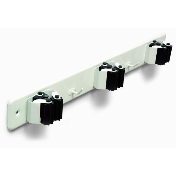 COLGADOR 3 ESCOBAS BRINOX B70660D LACADO/RODILLO