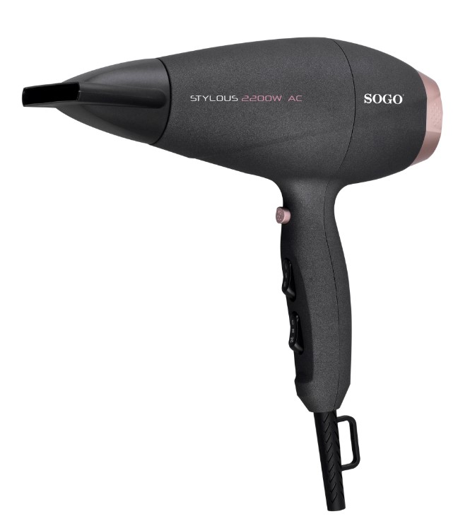 SECADOR DE PELO SOGO PROFESIONAL STYLOUS 2200 W.