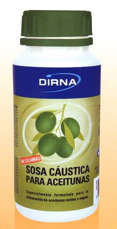 SOSA CAUSTICA  ESPECIAL ACEITUNAS 250 GRMS.
