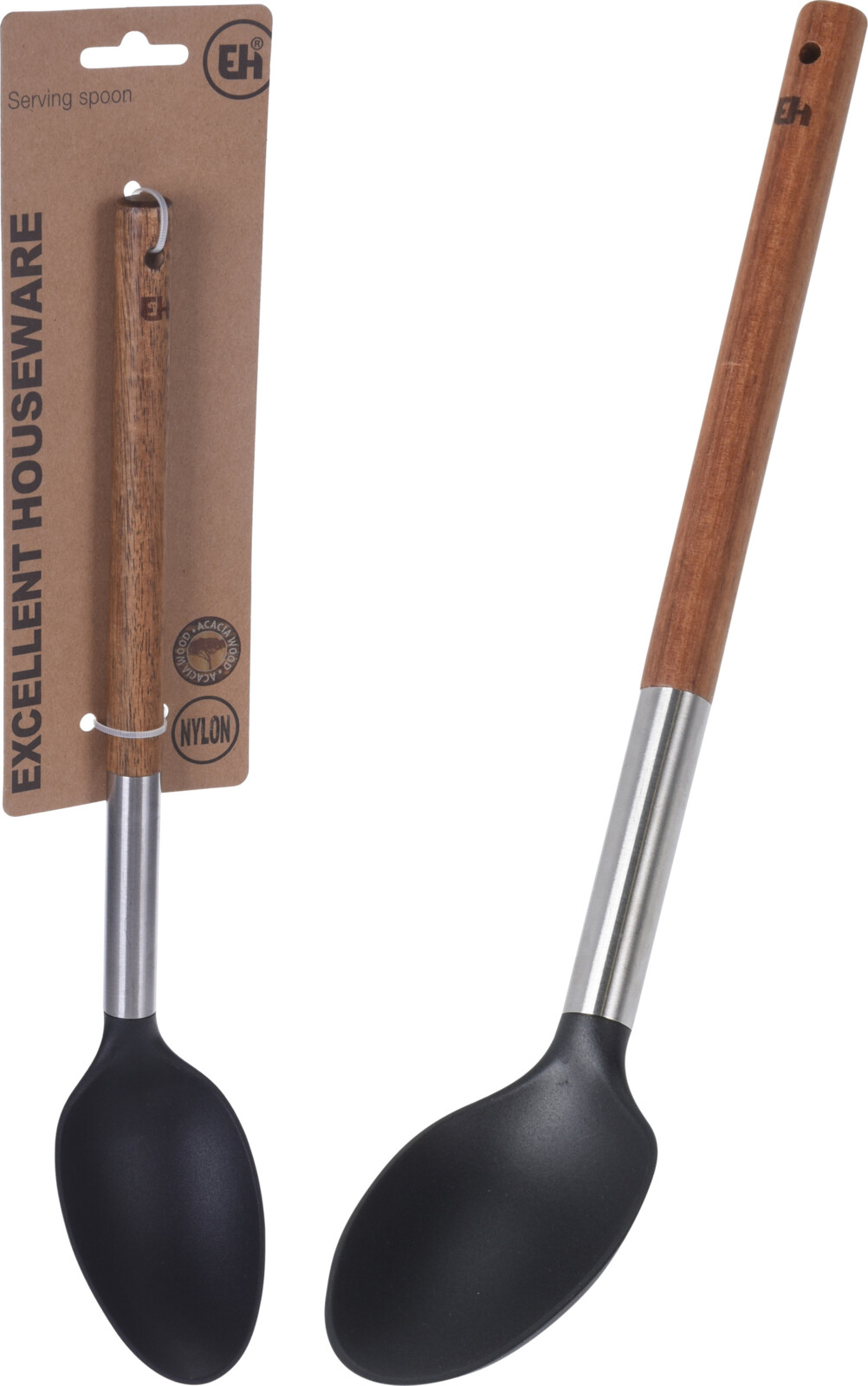 CUCHARA EXCELLENTH PBT MANGO MADERA 34 CMS.