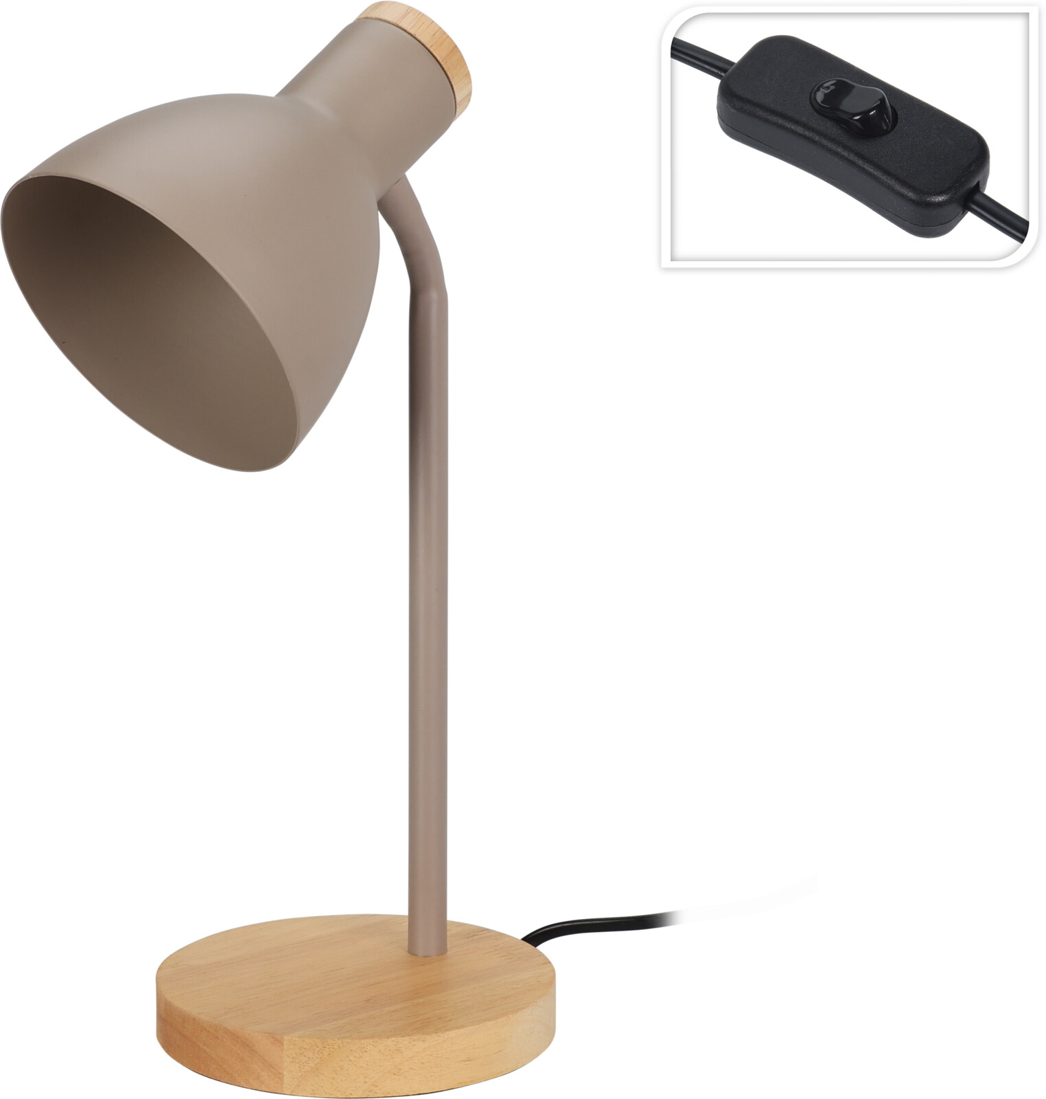 FLEXO SOBREMESA TABLE LAMP PLATA 60X31X34'5CMS.
