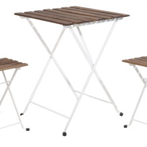 MESA Y 2 SILLAS JARDIN AMBIANCE MOD. BISTRO ACACIA