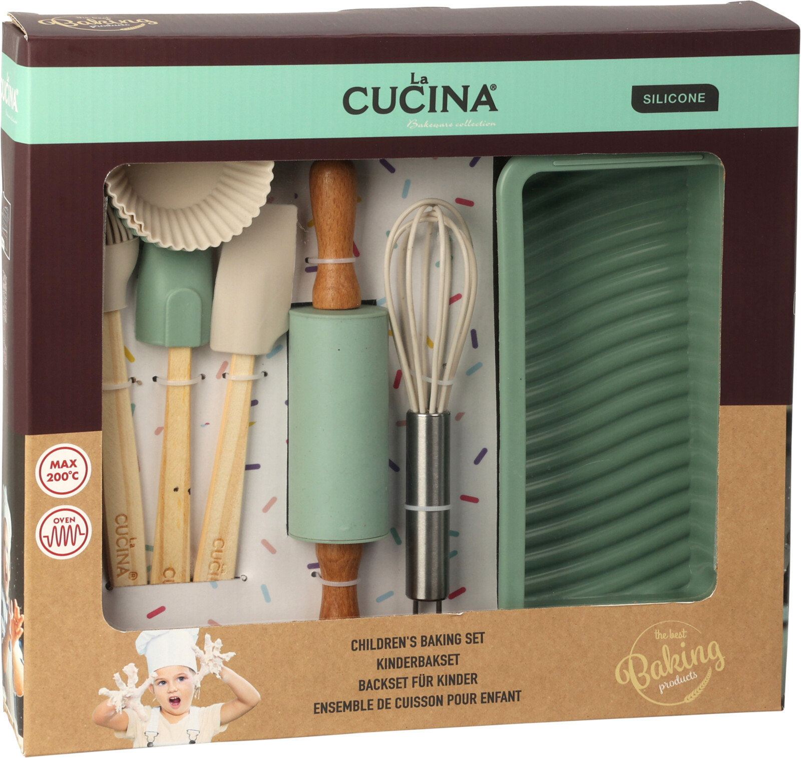 UTILES DE COCINA PARA NIÑOS LA CUCINA  12PZAS.