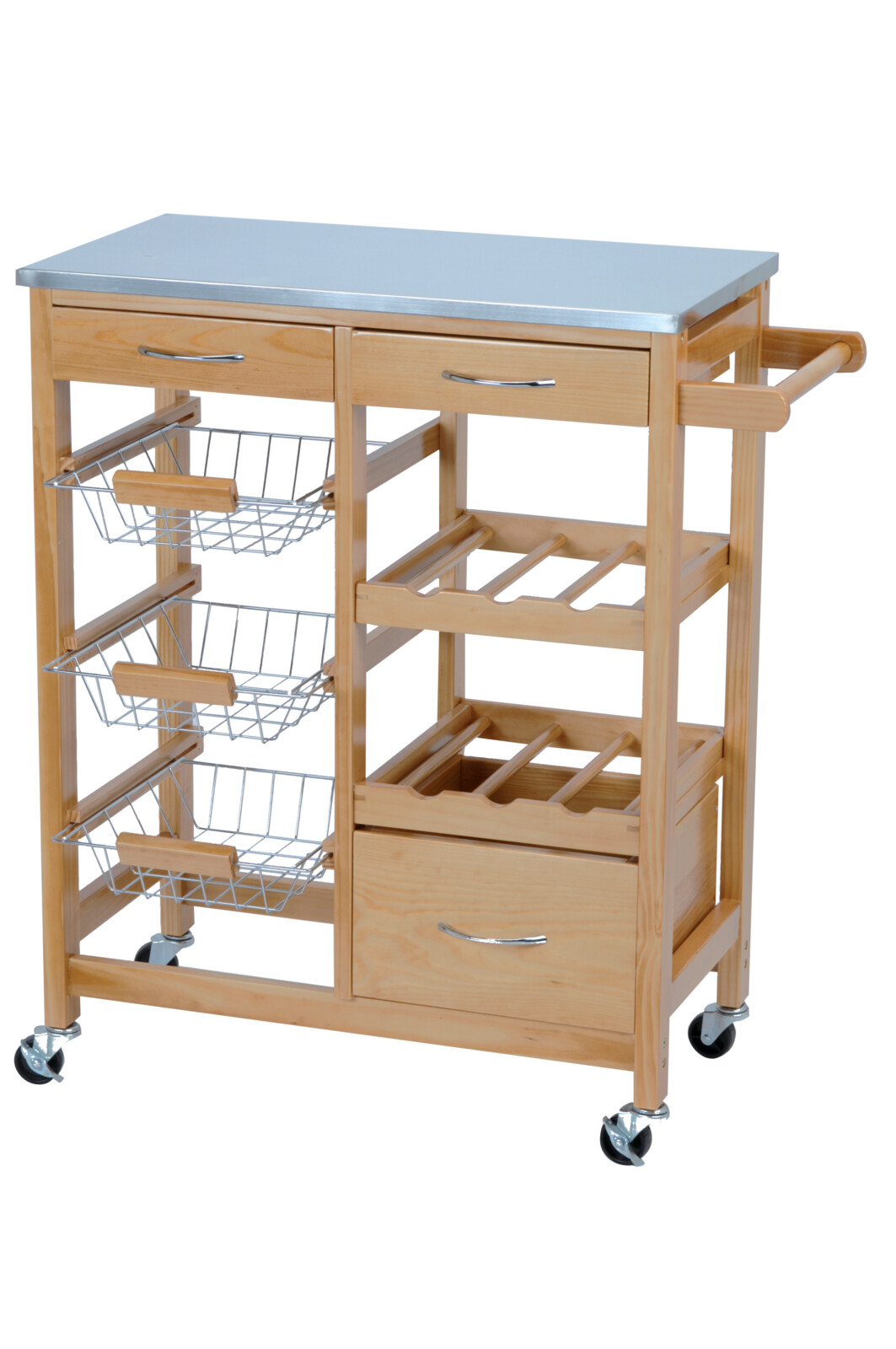 CARRITO COCINA EXCELLENTH BAMBU 66X36X84 CMS.