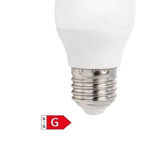 LED ESFERICA P45 5,5W. E27 2700K 450 LUMENES