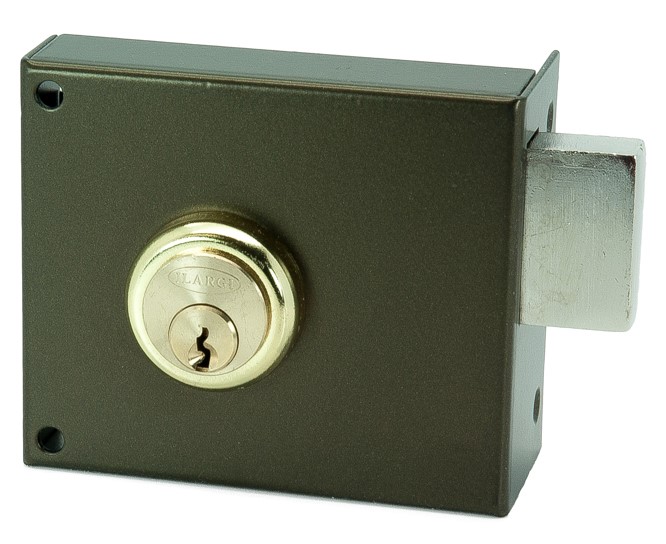 CERRADURA ILARGI 124A  8CM. DERECHA CILINDRO PERFIL