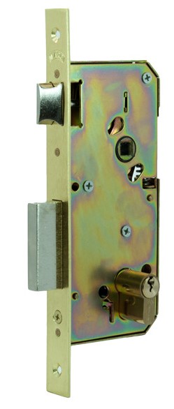 CERRADURA ILARGI LATON MODELO 420040MM. EMBUTIR