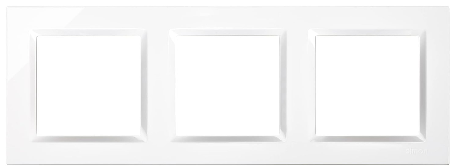 MARCO 3 ELEMENTOS SIMON 10 BLANCO 22'6X8'4X1'01 CMS.