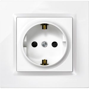 BASE ENCHUFE EMPOTRAR SIMON 10 BLANCO 8'4X8'4X4'5 CMS.