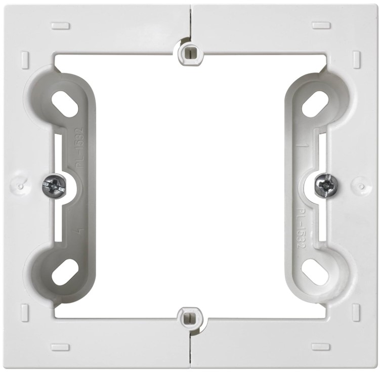 CAJA DE SUPERFICIE SIMON 10 BLANCO 8'4X8'4X4 CMS.
