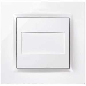 TAPA CIEGA SIMON 10 BLANCO 8'4X8'4X4'5 CMS.