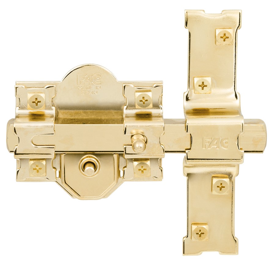 CERROJO FAC DORADO 923RP/80 WH EXTRA LLAVE INCOPIABLE