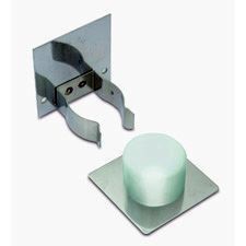RETENEDOR PUERTA B78220B CON TOPE BLANCO BRINOX