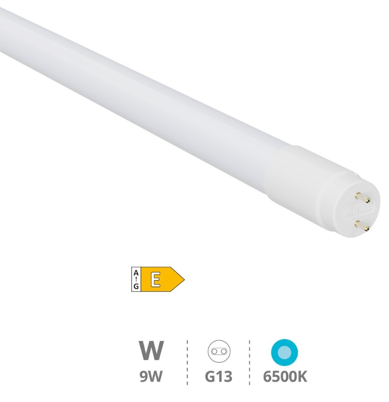 TUBO LED GSC CRISTAL  9W. 6400K. 60CMS. CON CEBADOR