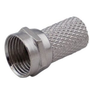 CONECTOR GSC ALUMINIO RG6 CABLE ANTENA