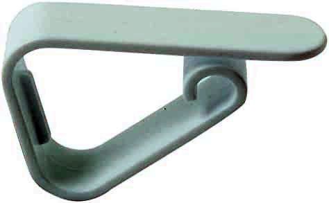 SUJETAMANTELES PLASTICO B50105B (50 UND) BRINOX