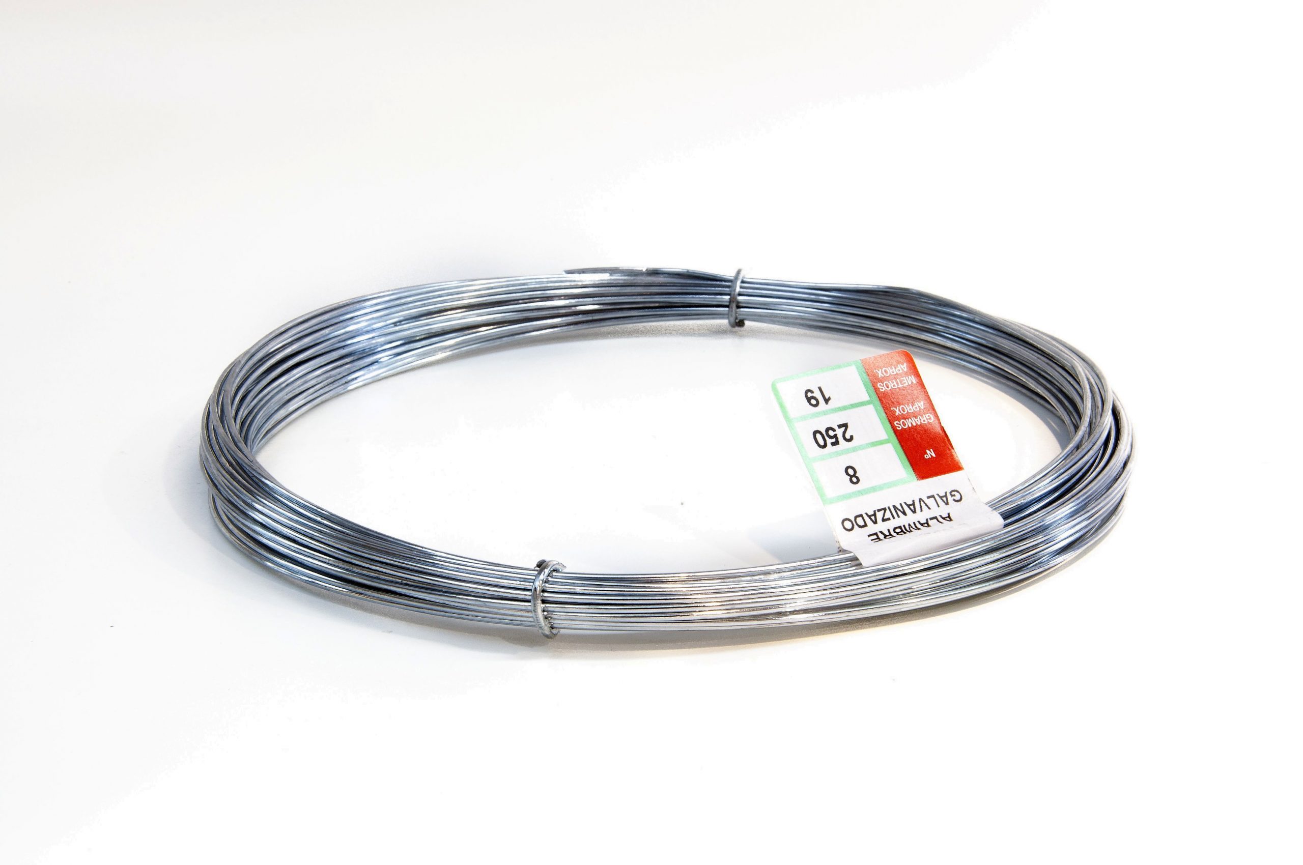 ROLLO ALAMBRE GALVANIZADO  250GR. N 12 BUARFE