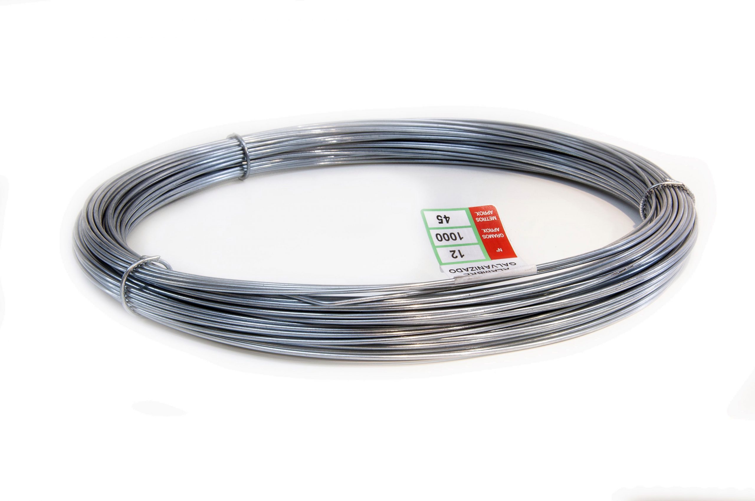 ROLLO ALAMBRE GALVANIZADO 1KG. N 18 BUARFE
