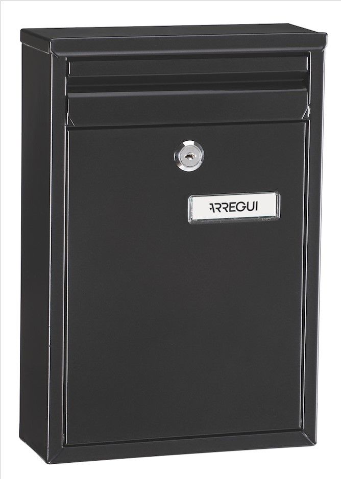 BUZON EXTERIOR ARREGUI ZAGUAN 182X30MM. NEGRO