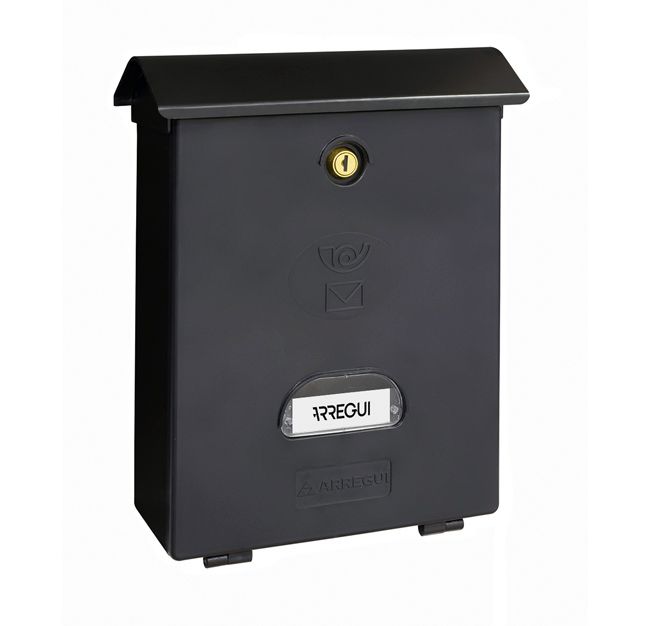 BUZON PLASTICO ARREGUI CLASSIC 200X300MM.  NEGRO