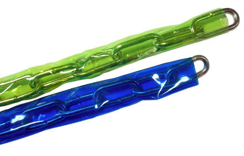 CADENA GALVANIZADO FORRADA 5 MM. DE  75 CMS.