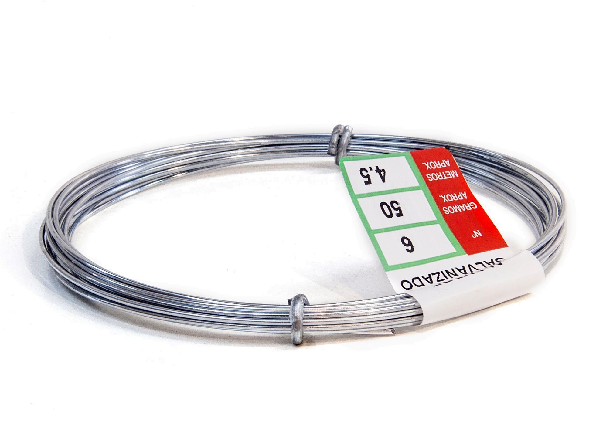 ROLLO ALAMBRE GALVANIZADO   50GR. N   5 BUARFE