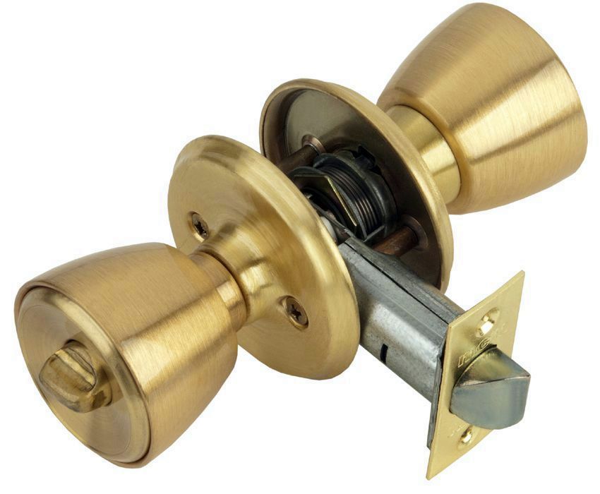 CERRADURA MCMPOMO 5093/3 LATON MATE(CONDENA/POMO).